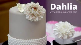 How To Make a Dahlia  Fast amp Fabulous  Global Sugar Art [upl. by Levania]