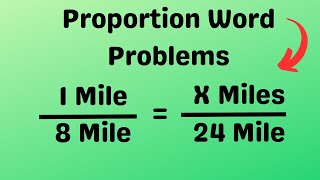 Proportion Word Problems [upl. by Nilsoj843]