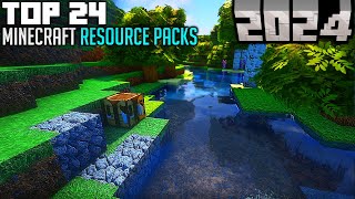 TOP 24 Best Minecraft Texture Packs for 2024 [upl. by Kaycee9]