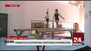 La Videna gimnastas se alistan para competencia internacional [upl. by Htyderem]