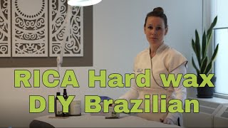 Brazilian wax DIY instructievideo [upl. by Ecneitap]