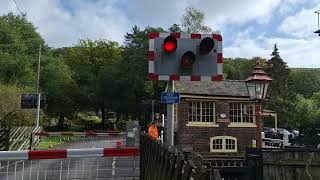 Broken Red Light Levisham Level Crossing  North Yorkshire [upl. by Chara308]