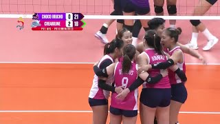 Galanza PERSONAL 50 RUN for Creamline vs Choco Mucho 🤯  202425 PVL ALLFILIPINO CONFERENCE [upl. by Cirre]