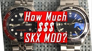 How Much Does it Cost to Mod a Seiko SKX [upl. by Worsham613]