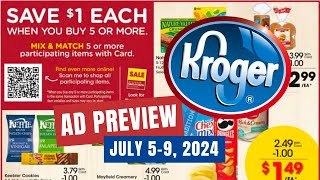 5 Day Sale Kroger Ad Preview for 7579  Buy 5 Save 1 Each MEGA SALE 5x Weekly Digital amp MORE [upl. by Kristi702]