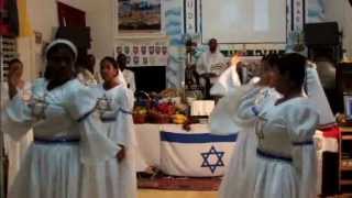 DANZA MESIANICA MAZEL TOV KEHILA MESIANICA DE HIGUEY [upl. by Akineg]