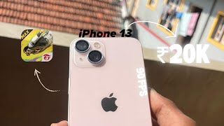 iPhone 13 ₹20000 😯  iPhone 13 Unboxing  iPhone 13 free fire test  iPhone 13 Review in Hindi [upl. by Sarena]