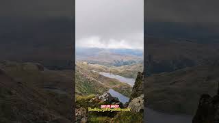 EPIC VIEW FROM SNOWDON MOUNTAIN mountains snowdonia hiking adventure [upl. by Ahsirt]