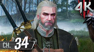 The Witcher 3 Wild Hunt 4K60fps 100 Death March Part 34  The Volunteer [upl. by Von322]