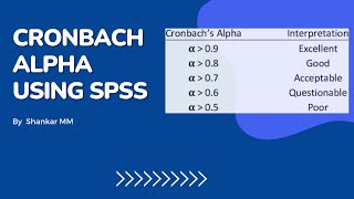 Cronbach alpha test using SPSS [upl. by Maidie]