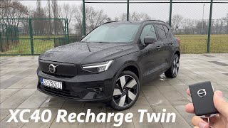 Volvo XC40 Recharge Twin 2023 Indepth Review in 4K charging range infotainment [upl. by Anelahs]