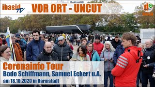 VOR ORT  UNCUT Die Coronainfo Tour am 18102020 in Darmstadt [upl. by Nero581]