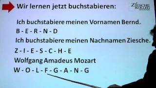 1 04 Deutsch lernen A1 Buchstabieren [upl. by Sillek]