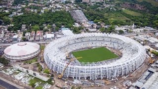 Coupe du Monde 2014  le stade BeiraRio de PortoAlegre [upl. by Atteuqihc20]