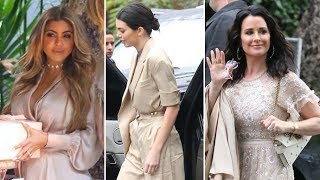 Kendall Jenner Larsa Pippen Malika Haqq And Kyle Richards Arrive At Khloe Kardashians Baby Shower [upl. by Durno]