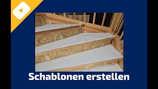 Schablonen für Treppen erstellen Treppe99 [upl. by Jerrylee]