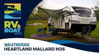 AMAZING King Bed in a Farm House BUNK Model Family RV  Heartland Mallard M26 Walkthrough [upl. by Meehsar]