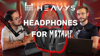 Headphones Designed For Metal  HEAVYS H1H Review [upl. by Yrallam]