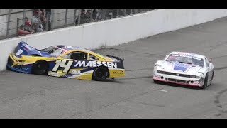 Raceway Venray  Big Crash  V8 Oval Series  Pinksterraces Motul 2024 [upl. by Walburga]