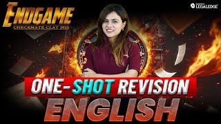 English for CLAT 2025 Preparation  Important Practice Questions  Checkmate CLAT 2025 Endgame [upl. by Anelhtak]