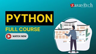 Python Full Course  ZaranTech [upl. by Aleyam365]