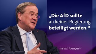 Armin Laschet warnt vor der AfD und kritisiert den UkraineAppell von Papst Franziskus maischberger [upl. by Aitel576]