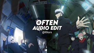 often  the weeknd edit audio [upl. by Aicilak]