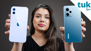 IPHONE 11 VS REDMI NOTE 12 QUAL É O MELHOR comparativo [upl. by Germano567]