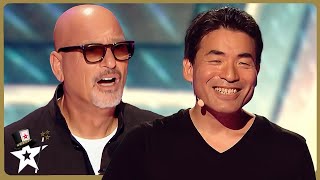 ALL Performances of the Amazing Keiichi Iwasaki on Got Talent [upl. by Lipkin]