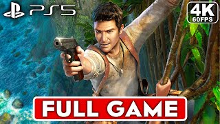 UNCHARTED 1 DRAKES FORTUNE Gameplay Walkthrough FULL GAME 4K 60FPS PS5  No Commentary [upl. by Enelkcaj]