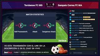 FÃºtbol En Vivo Gratis  Tombense vs Sampaio Correa  Brasileiro Serie C [upl. by Birkner]