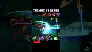 THAMUZ VS ALPHA COUNTER HERO ALPHA💪MOBILE LEGENDS BANG BANG mlbb shrots alpha mlbbcreator [upl. by Maiga]