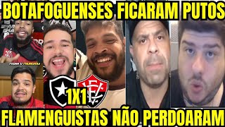 BOTAFOGUENSES COM RAIVA E FLAMENGUISTAS ZOANDO APÓS BOTAFOGO PERDER A LIDERANÇA [upl. by Palm]