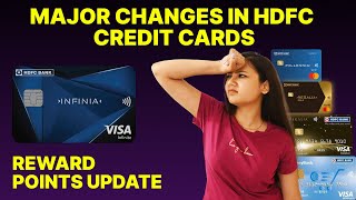 Breaking HDFC Bank Credit Cards Devaluation creditcard [upl. by Eiroc]