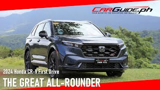 Honda CRV First Drive The Great AllRounder  CarGuidePH [upl. by Odnanref]