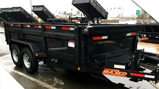 My New Maxey 7x14 Fully Loaded Dump Trailer [upl. by Eirallih]