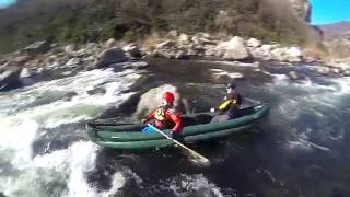 Test du canoe gonflable Scout Gumotex en Ardèche [upl. by Berkow945]