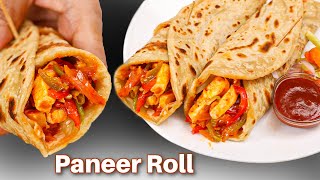 पनीर रोल ऐसे बनाएंगे तो सब तारीफ करेंगे  Paneer Roll Recipe  Schezwan Paneer Roll  KabitasKitchen [upl. by Nylodnew]