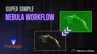 Quick amp Easy Nebula Processing using PixInsight 🌌✨ [upl. by Annaer438]