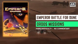 Emperor Battle For Dune 4K  Intro  Ordos Mission 1  Hard Difficulty [upl. by Diaz107]