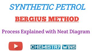 BERGIUS PROCESS  SYNTHETIC PETROLsadhanadhananjaya CHEMISTRY WINS chemistry [upl. by Tavey]