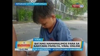 Batang namamalimos para sa kanyang pamilya viral online [upl. by Asecnarf]