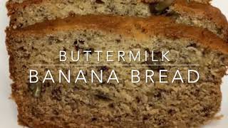 Buttermilk Banana Bread  the only banana bread recipe you need [upl. by Ahsocin]