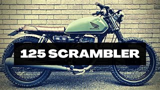 Honda CG 125 1992 Project REBUILD Street Scrambler  Cafe Racer  Tracker Motorcycle [upl. by Albertson]