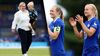 Chelsea W vs Arsenal W 20  Pernille Harder amp Magdalena Eriksson Signsoff at Kingsmeadow in Style [upl. by Llerret]