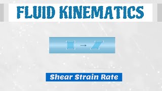 Concept of Fluid Shear Strain Rate Fluid Mechanics [upl. by Genia]