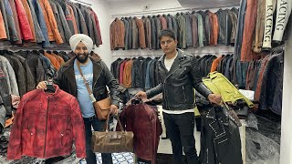 Leather Jackets in Retail amp Wholesale  100 Original leather jacket  100 Leather Guaranteed [upl. by Aziza28]