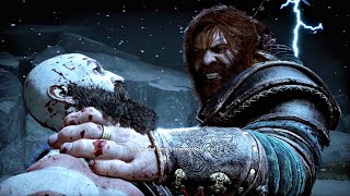 God of War 5 Ragnarok  THOR Vs Kratos Boss Fight PS5 4K 60FPS Full Fight Gameplay [upl. by Noirad]