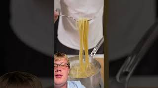 The amazing shrimp pasta cooked by Nick DiGiovanni Reaction reaction shorts youtubeshorts [upl. by Sivie]