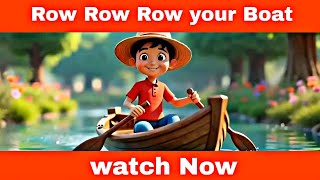 Row Row Row your Boat english rhymes  nurseryrhymes [upl. by Delle]